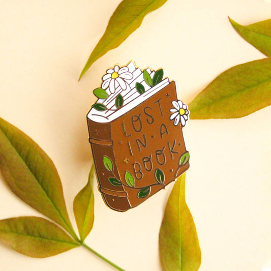 Lost in a Book | Enamel Pin