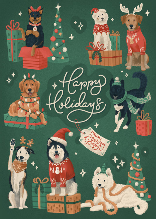 Happy Holiday Sticker