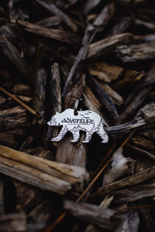 Adventure Bear Keychain