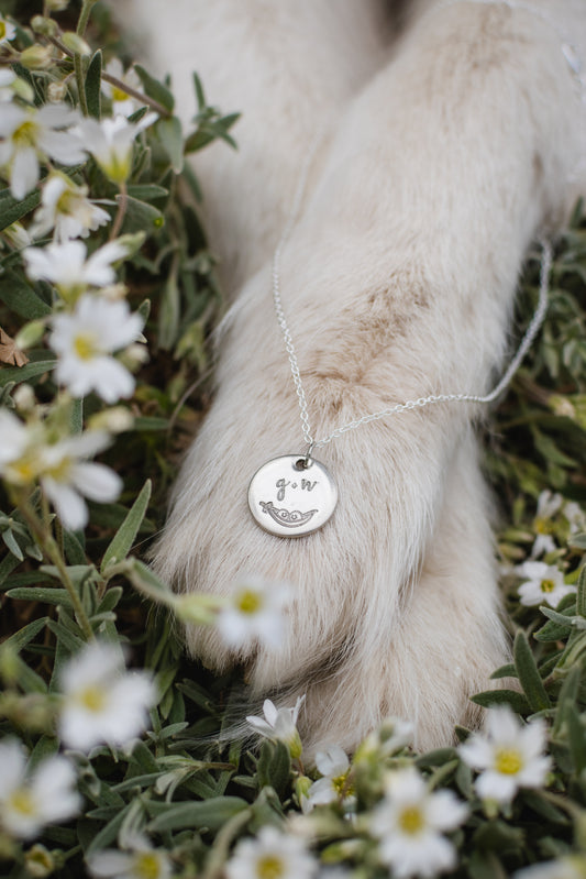 Two Peas In A Pod Initials | Necklace