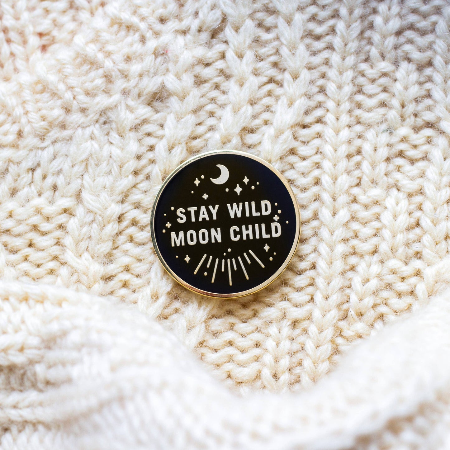 Stay Wild Moon Child | Enamel Pin