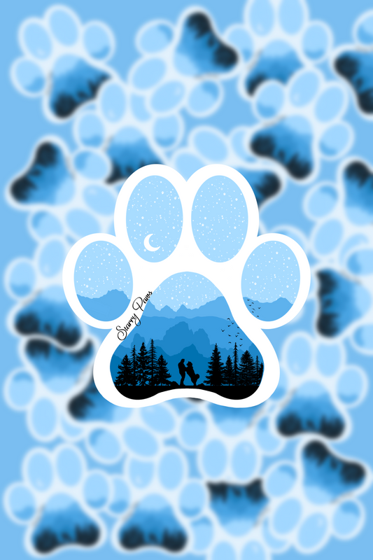 Starry Paws Stickers